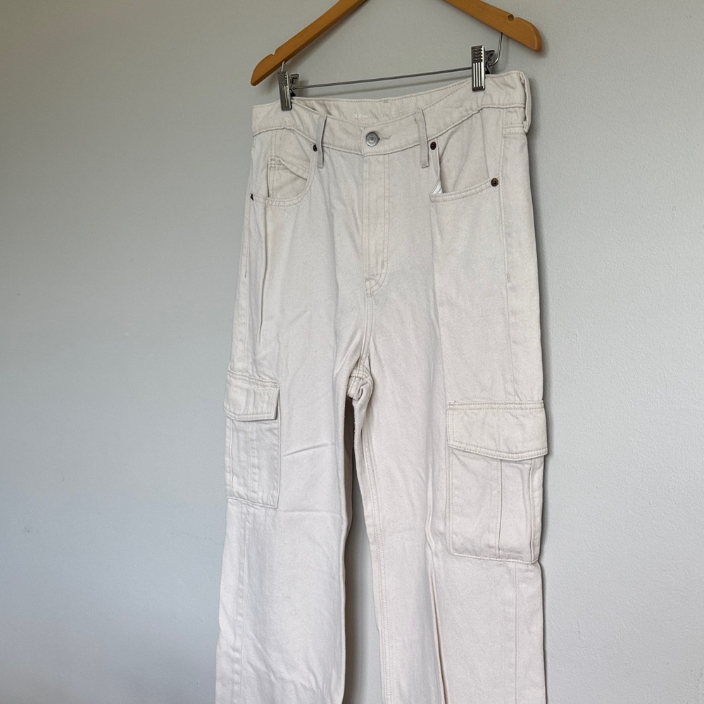 Old Navy White Cargo Pants 12